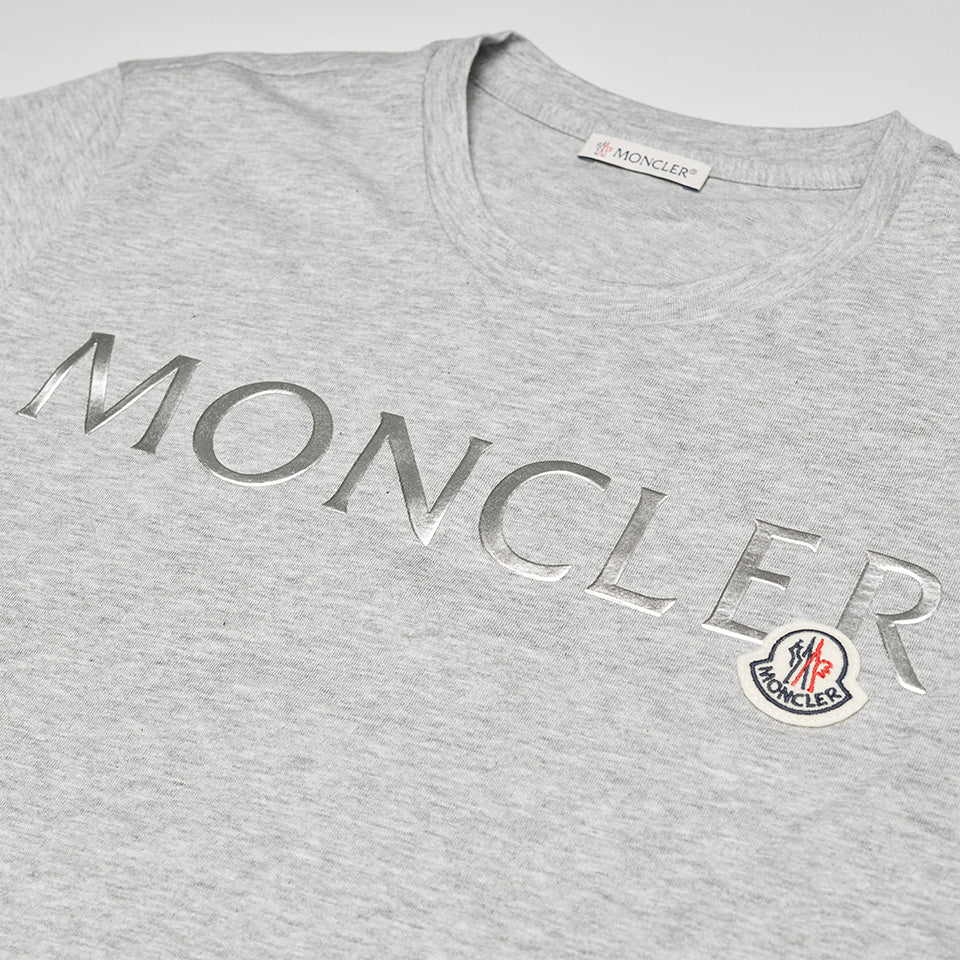 moncler large logo t shirt