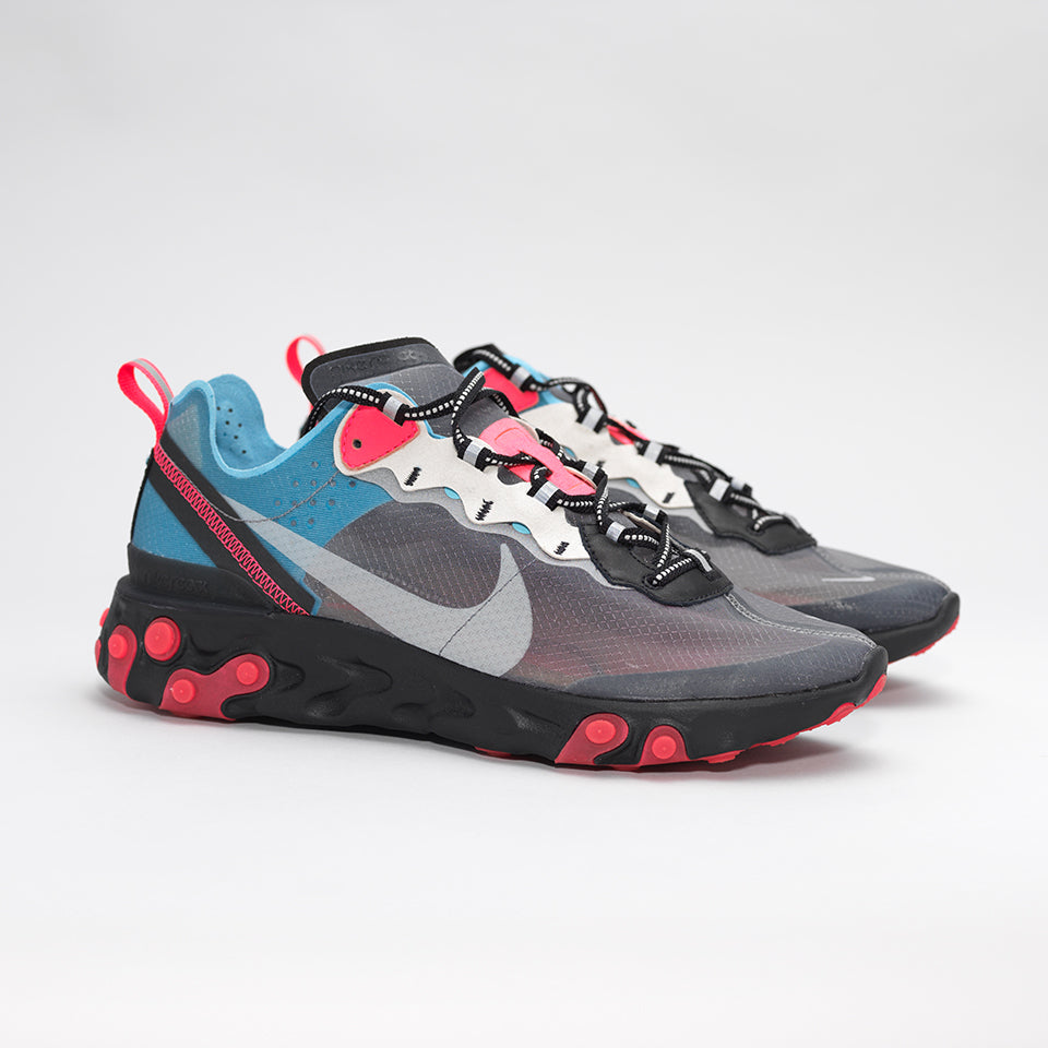 nike react blue and pink