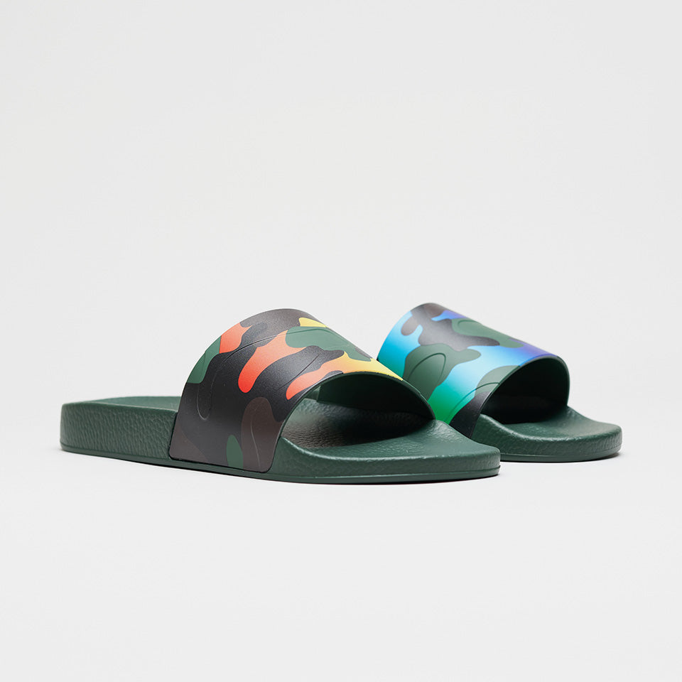 valentino camo slides mens