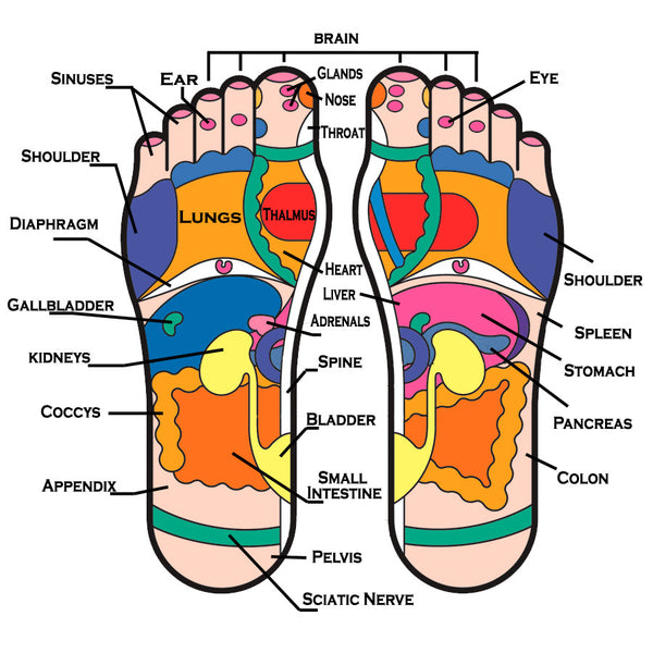 Pressure Point Pressing Foot Chart