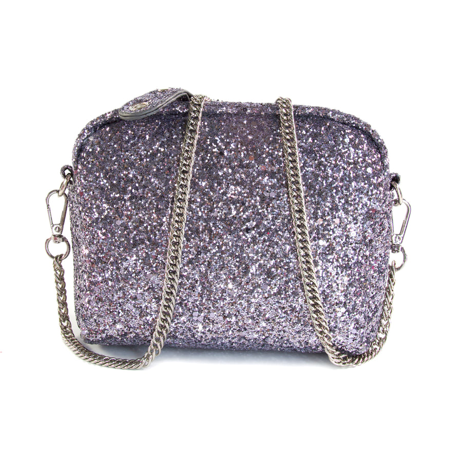 glitter crossbody bag