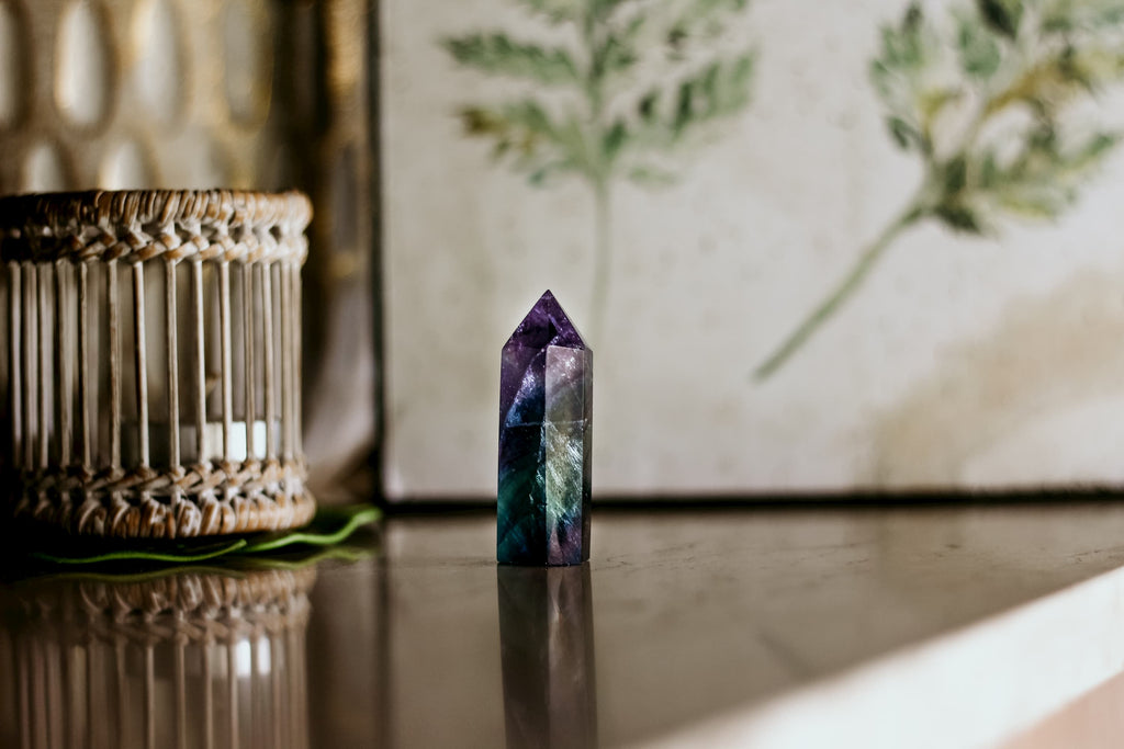 fluorite cleansing stone