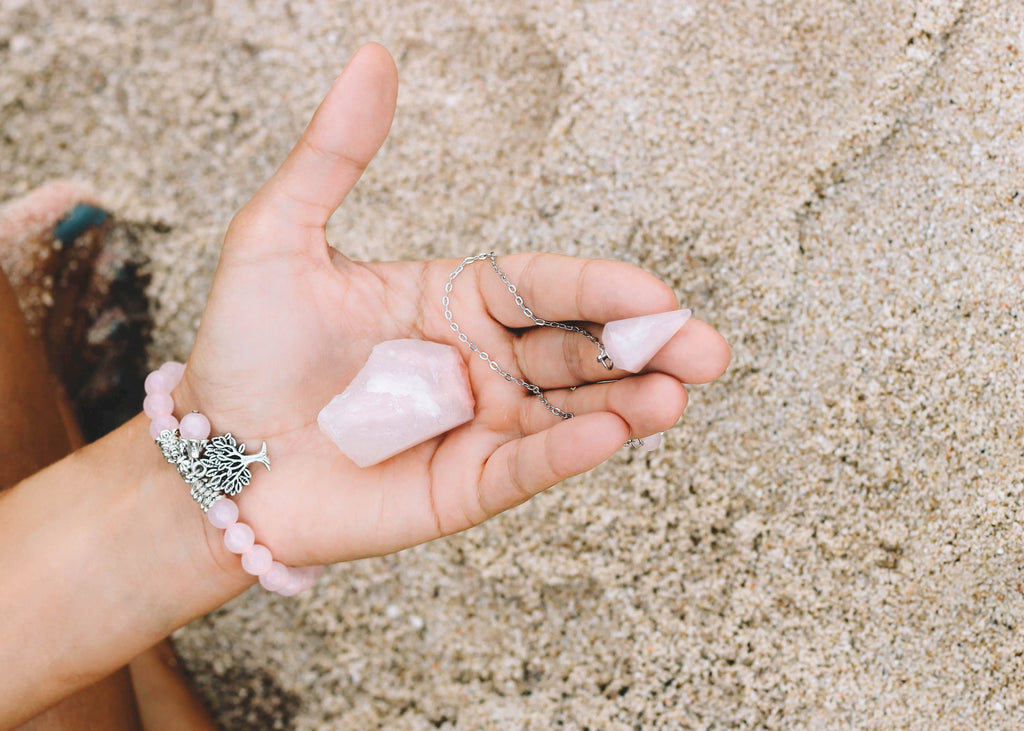 rose quartz set