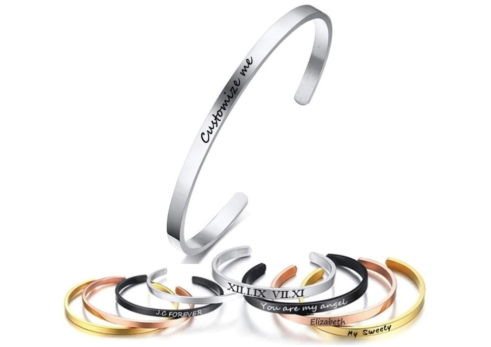 customized bangle for couples