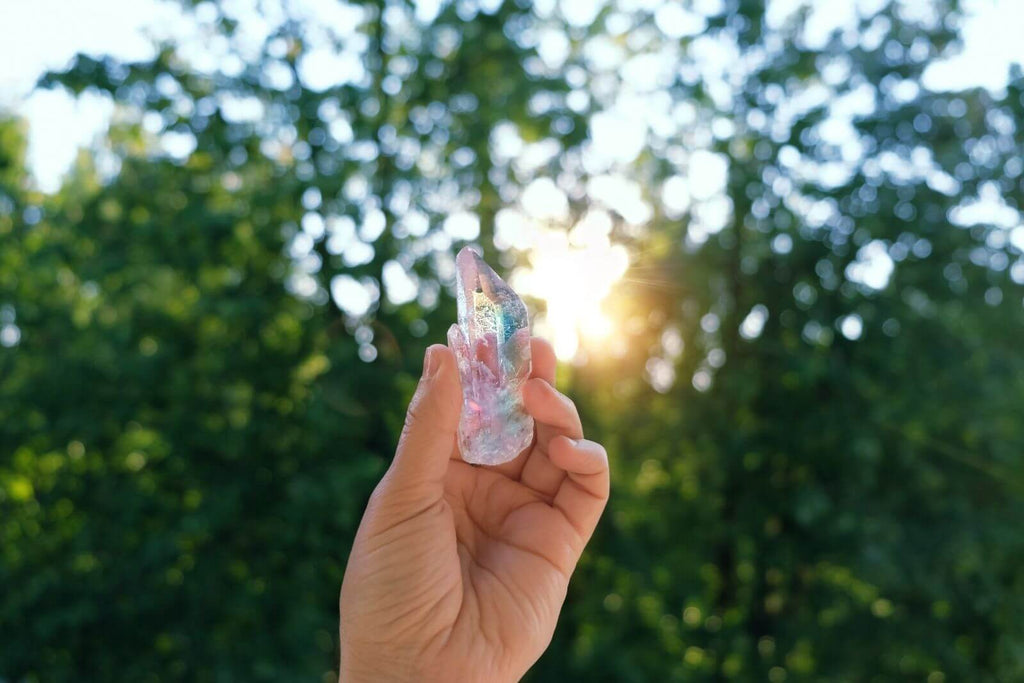 Angel aura quartz