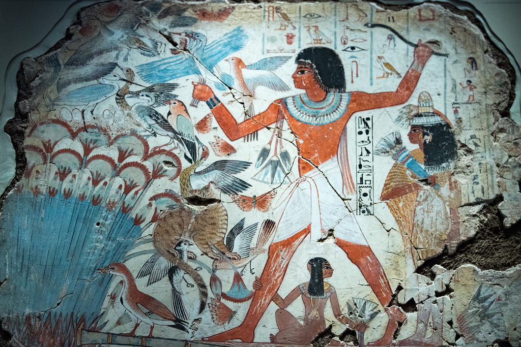 La turquoise dans les peintures murales de l'Égypte ancienne