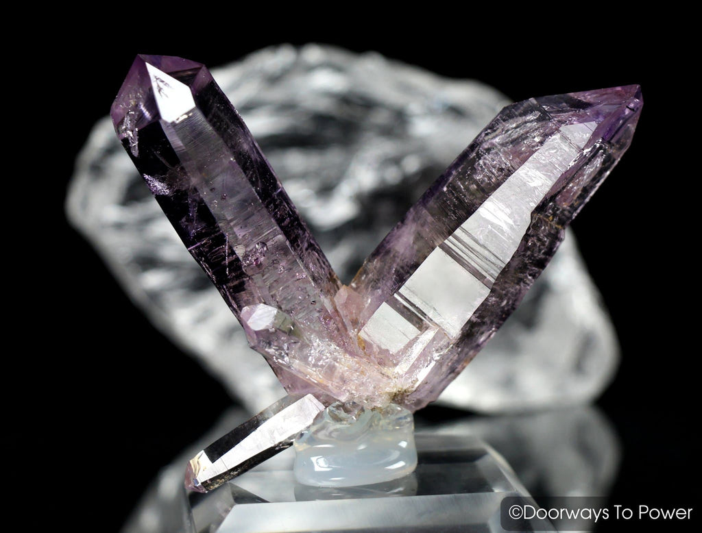 twin crystal amethyst