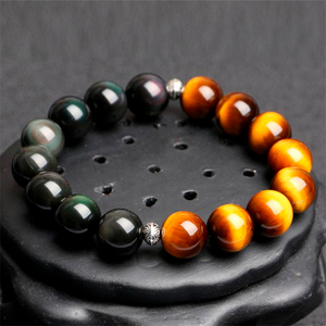 Rainbow Obsidian Protection Bracelet