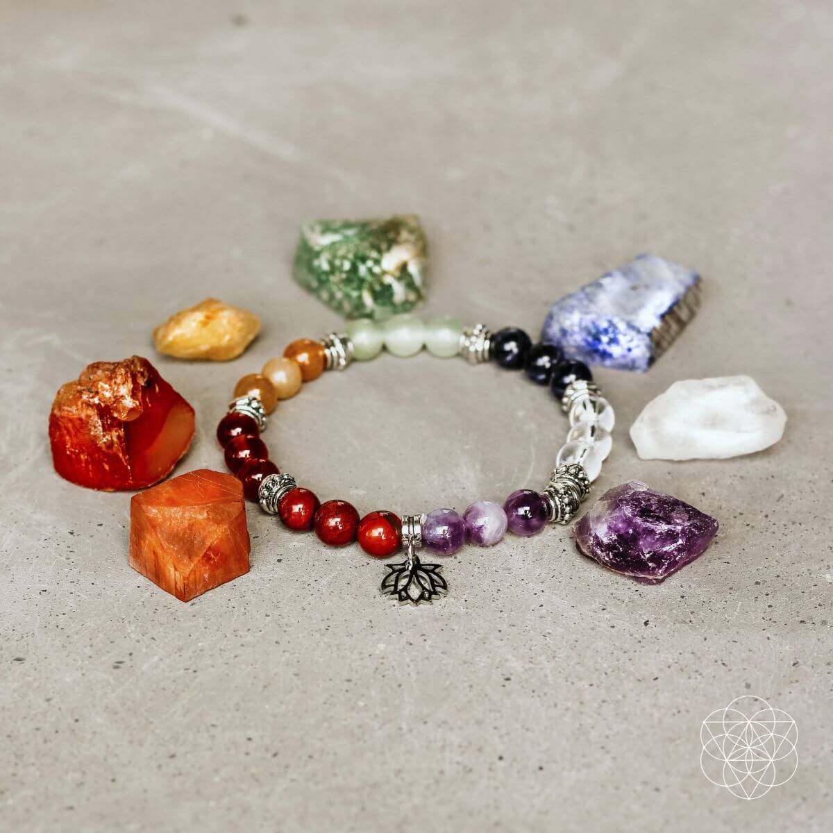 Chakra Bracelet 7 Chakra Stones Conscious Items