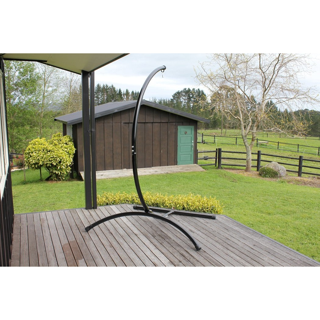 Hammock Shop Curved Black Chair Hammock Stand Free Delivery