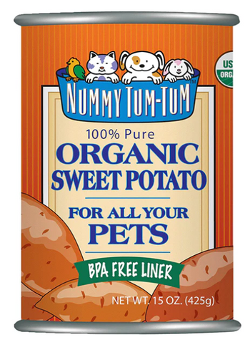  Nummy Tum-Tum Pure Organic Sweet Potato Wet Canned Dog & Cat Food Supplement