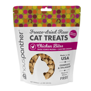 Freeze-Dried Raw Chicken Single Protein Grain-Free Cat Treats - Pets on Broadway - High Protein Cat Treats
