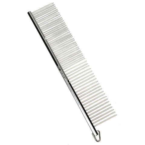 wide tooth metal dog comb