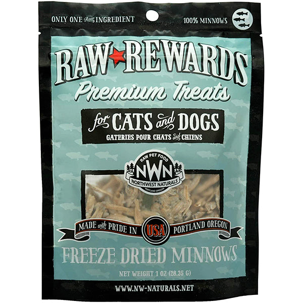 Northwest Naturals Raw Rewards Freeze Dried Treats Minnows (1 oz.)