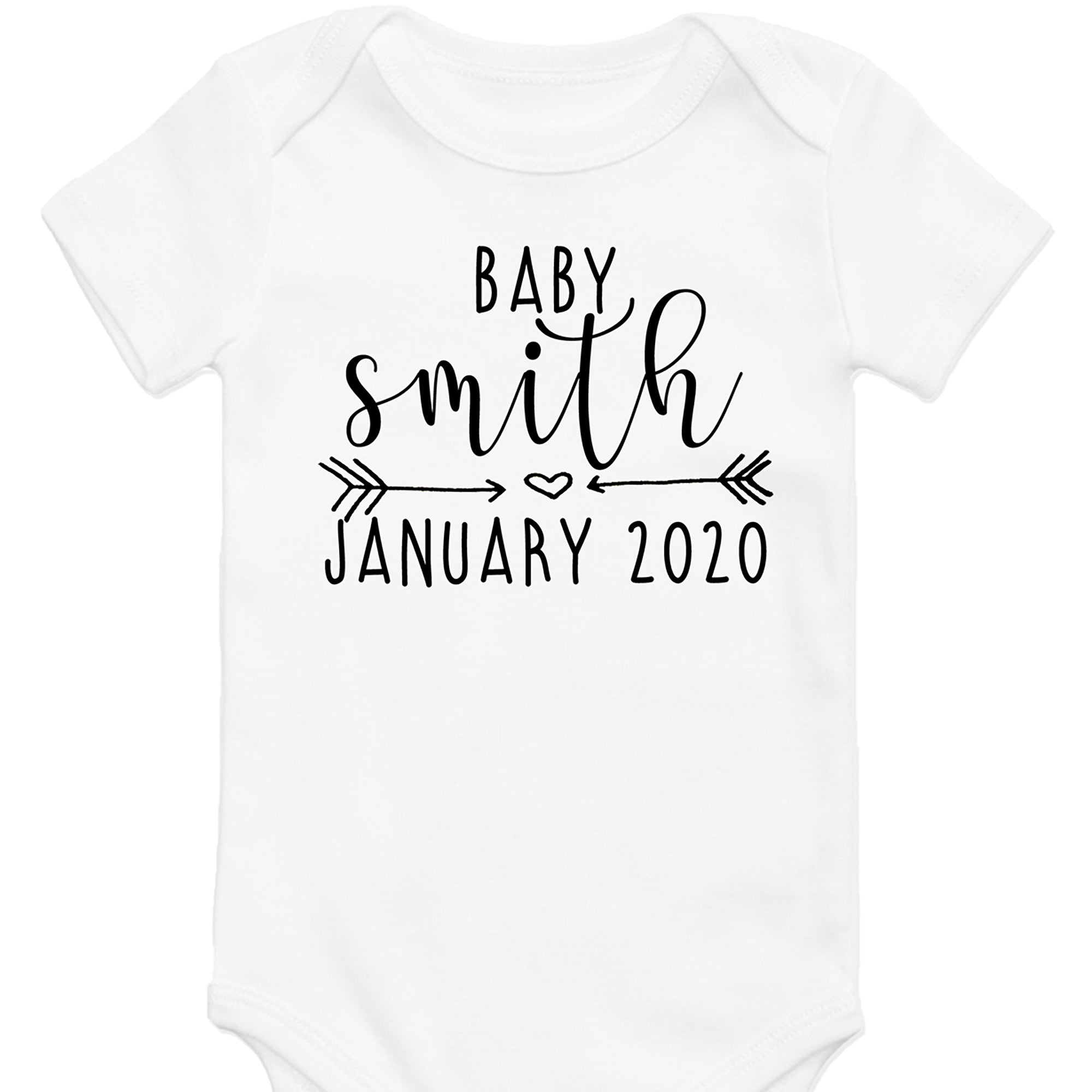 Personalized Pregnancy Announcement Onesies