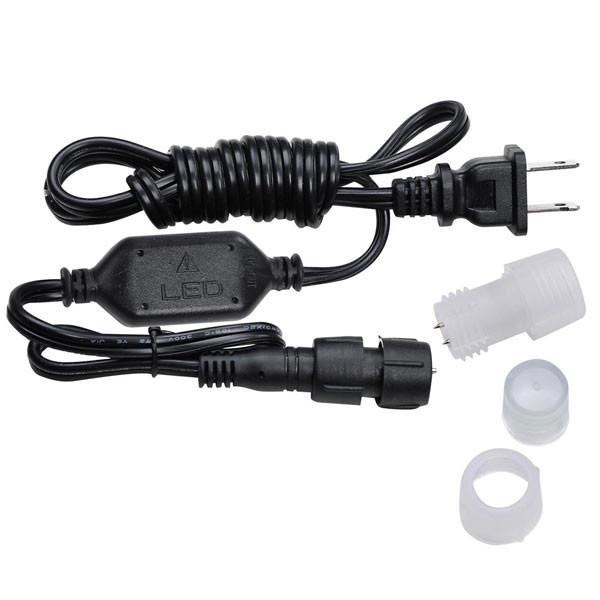 Delight 10 Sets Led Rope Lighting Connectors And Power Cords 