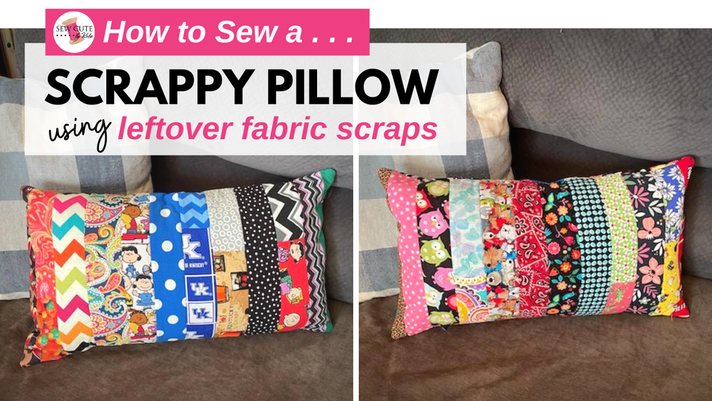 Sew a Scrappy Pillow with Sew Cute by Katie