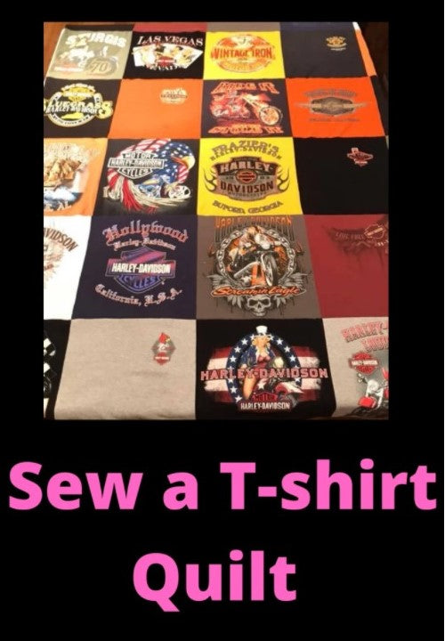 Sew a T-Shirt Quilt Tutorial