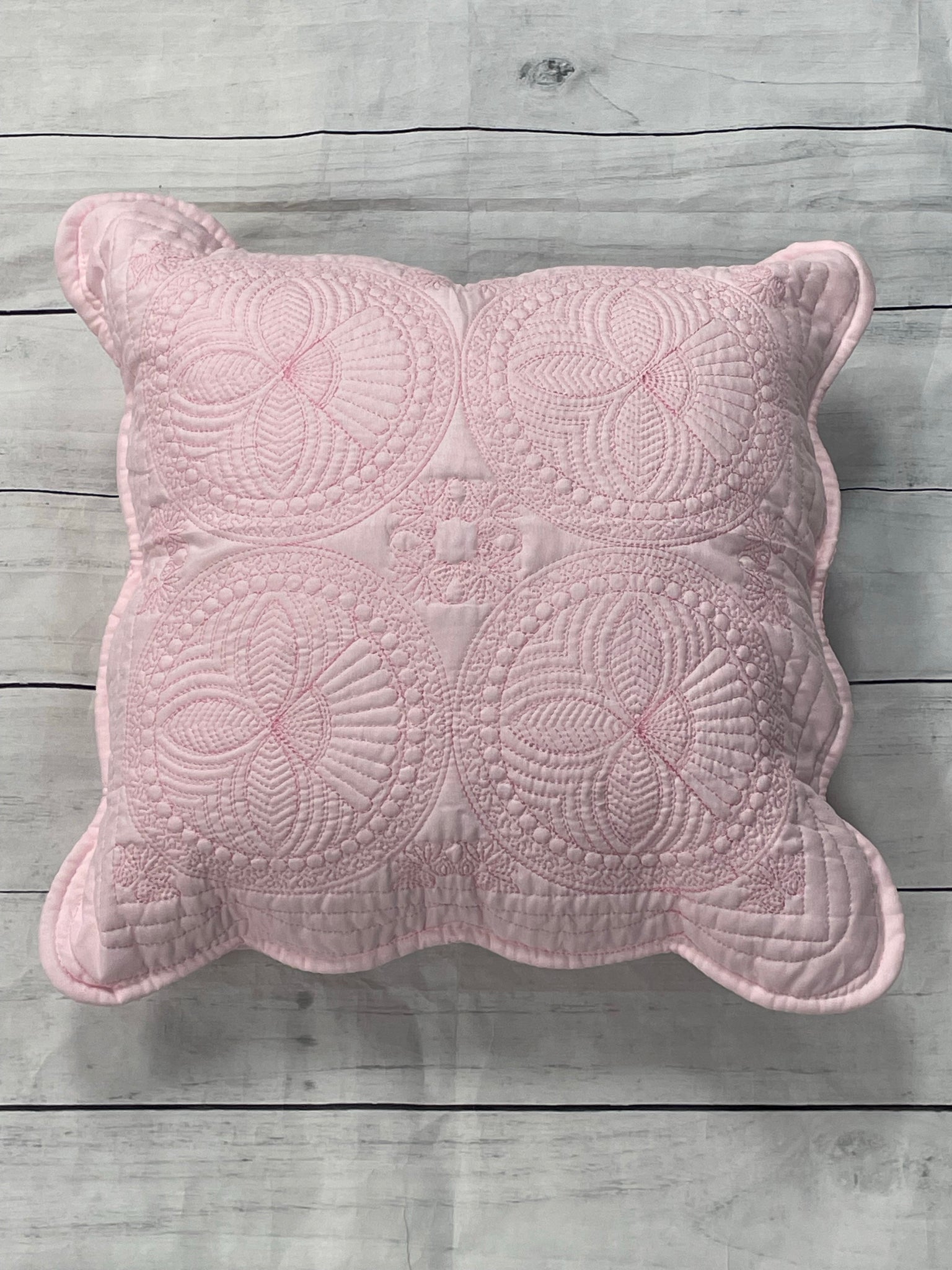 Baby Quilt Pillow- Pink