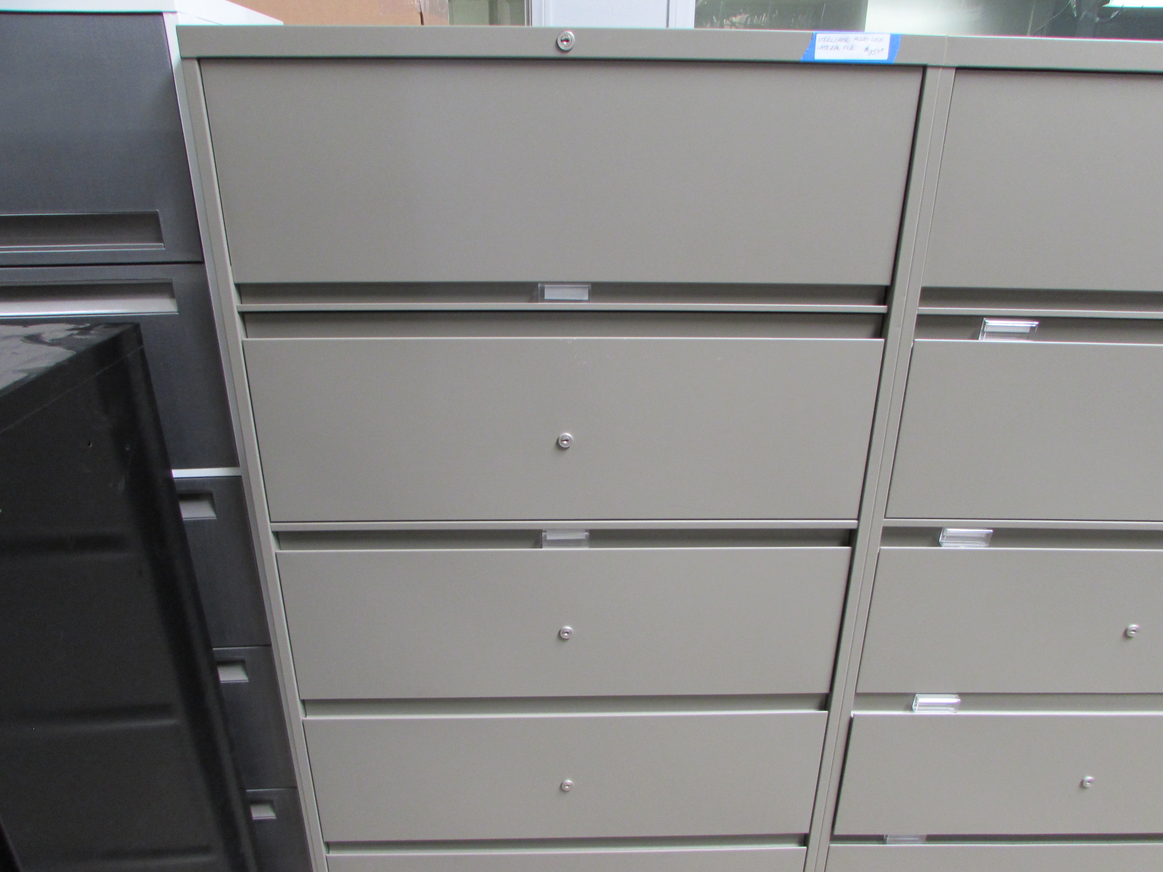 Steelcase 5 Drawer Multi Lock Lateral File Cabinets Recycled