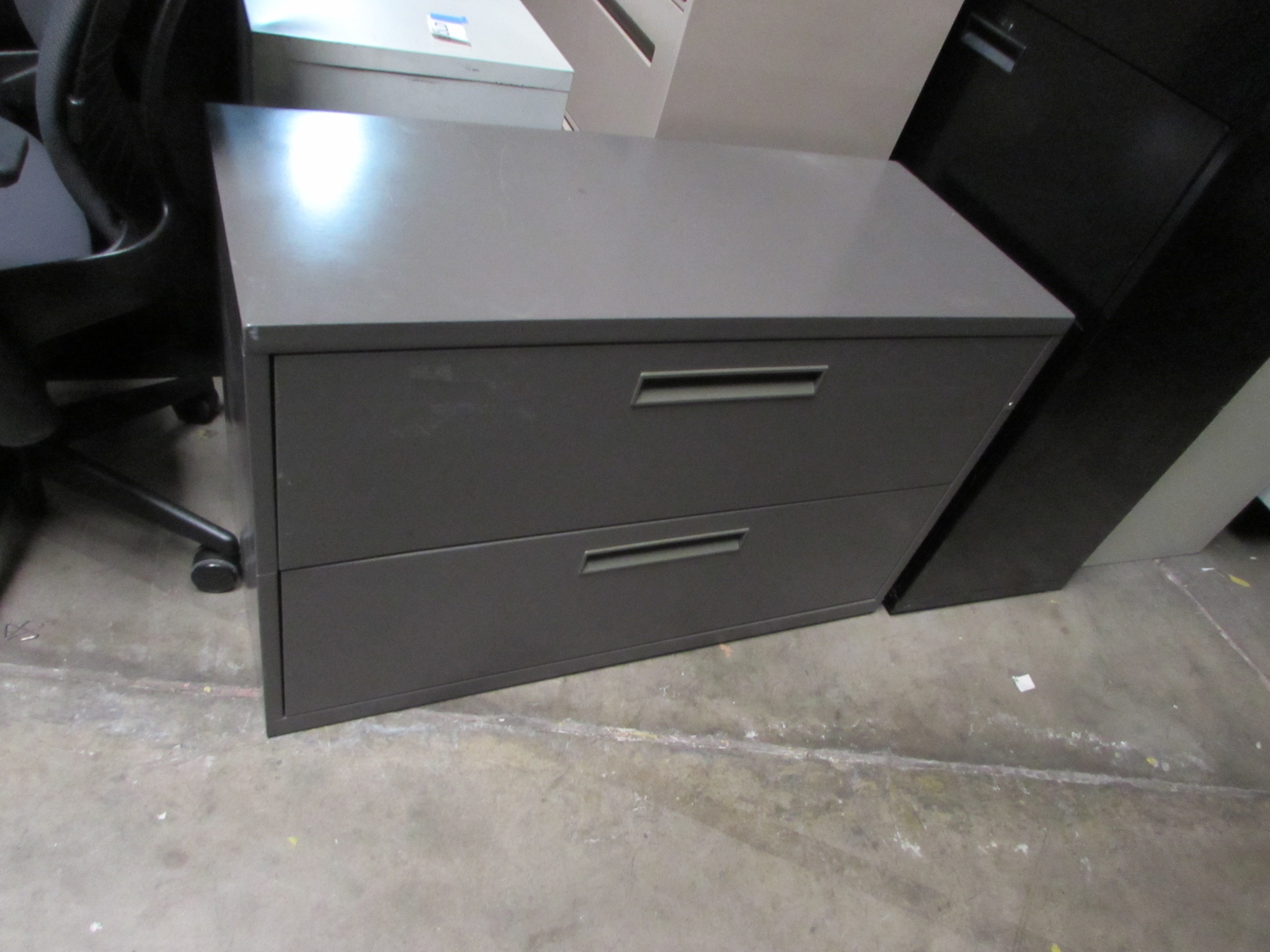 2 Drawer Herman Miller 42 Wide Lateral File Cabinets Recycled