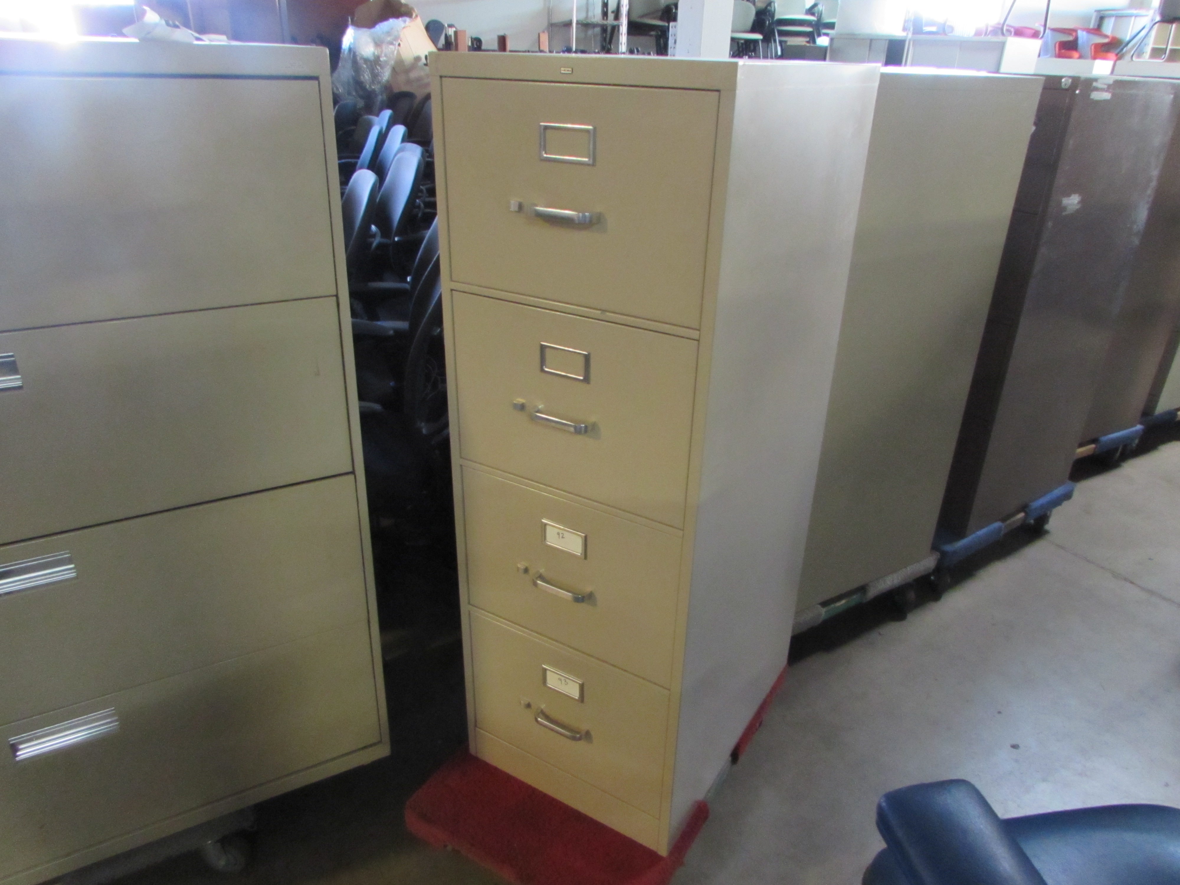 30 Quantity Of 4 Drawer Legal Size File Cabinets Recycled