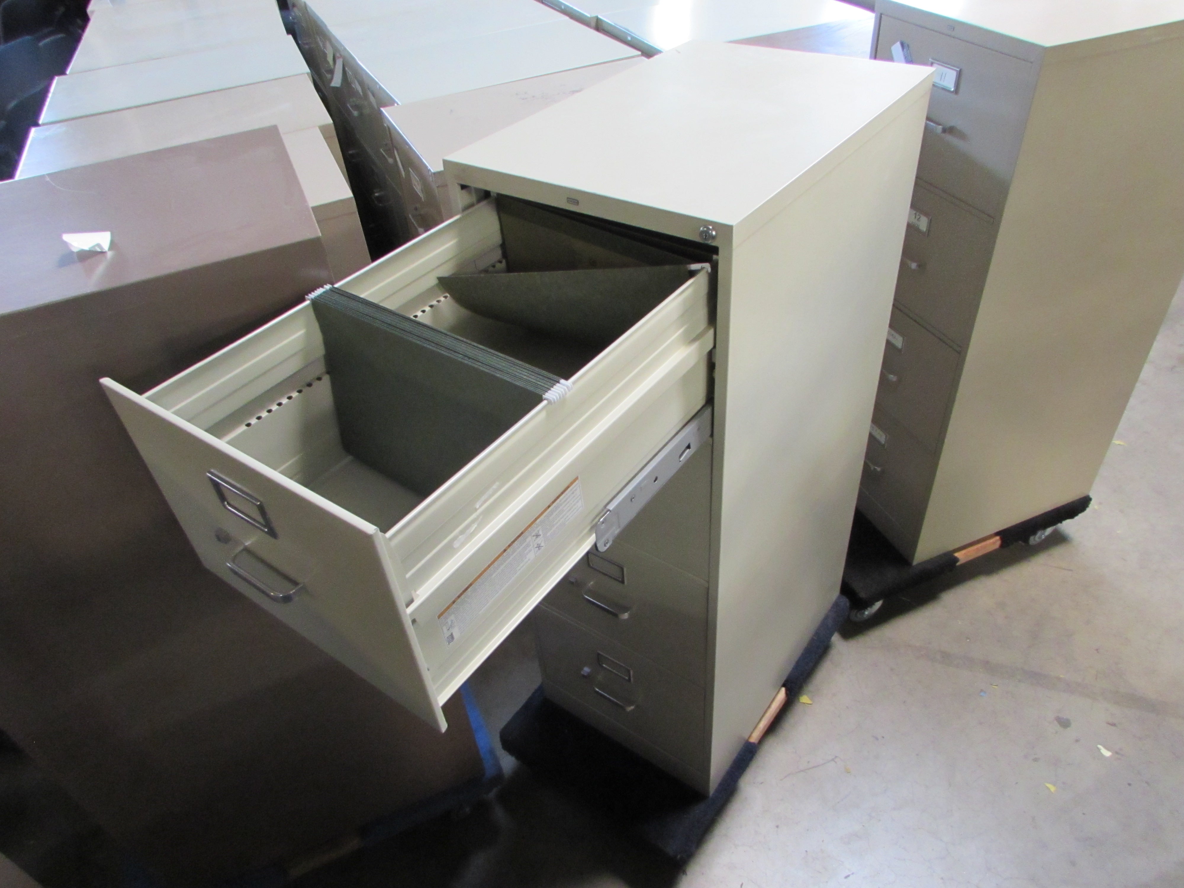 30 Quantity Of 4 Drawer Legal Size File Cabinets Recycled