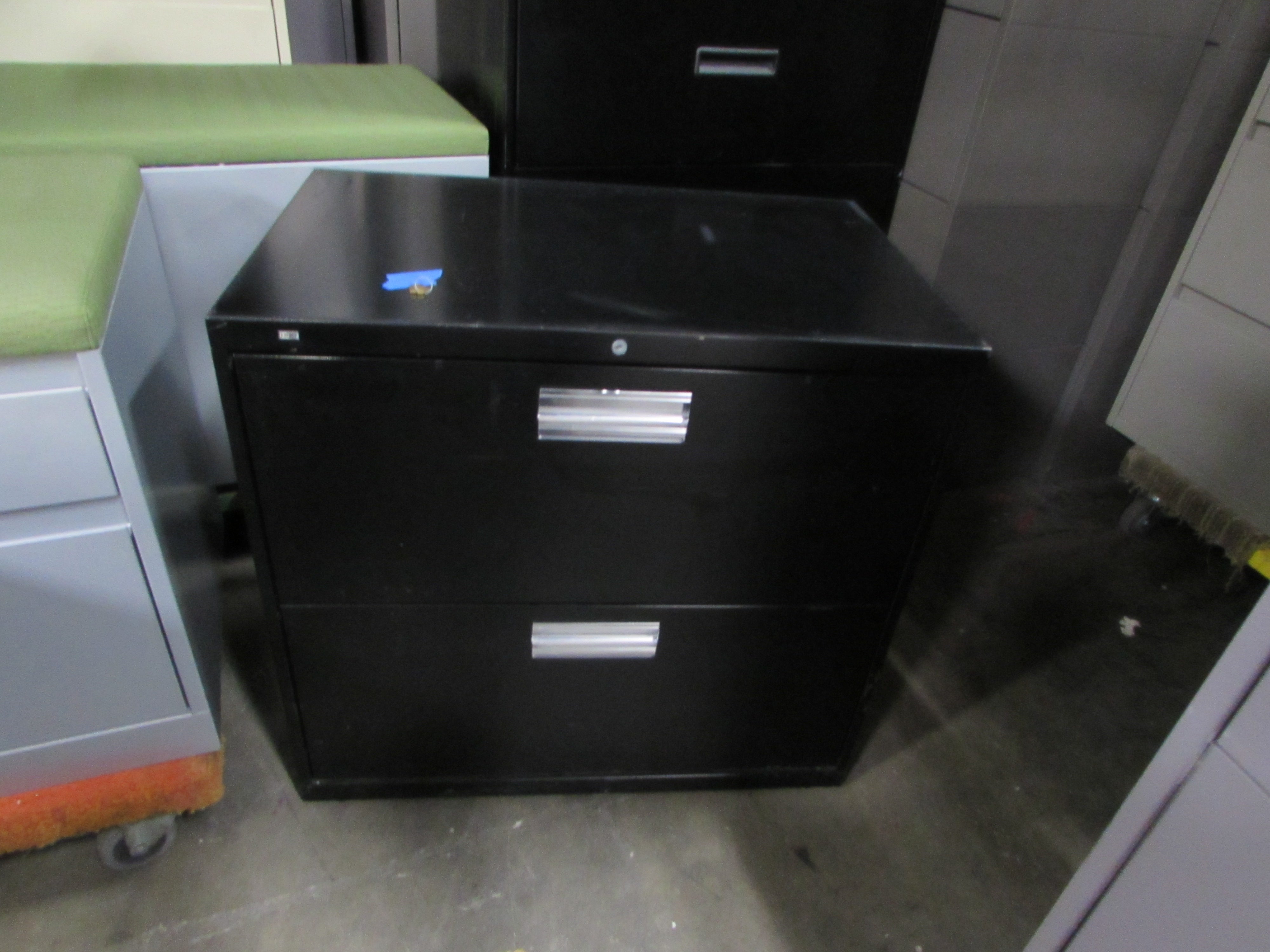 2 Drawer Black Hon 30 Lateral File Cabinet Recycled Office