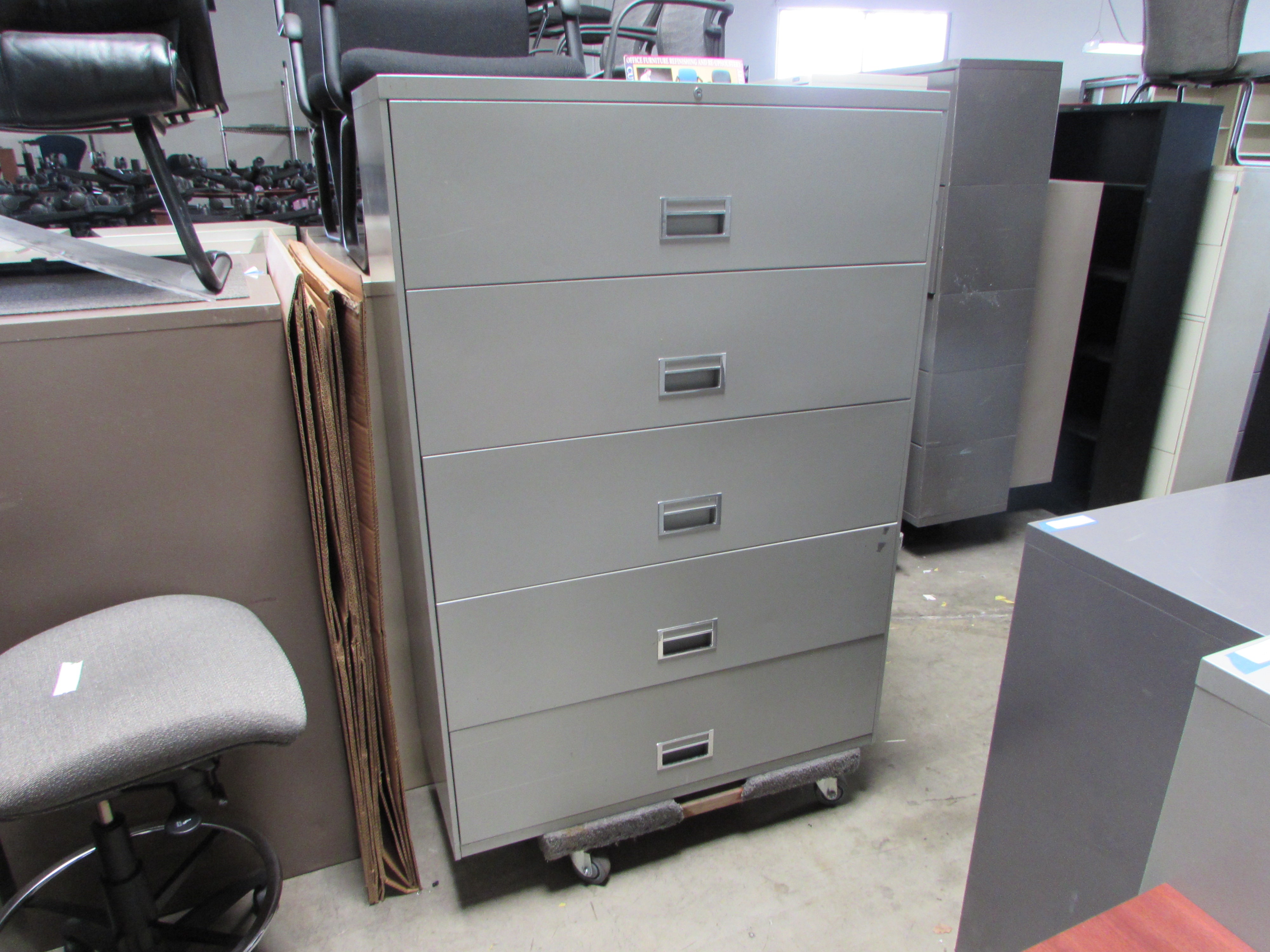 5 Drawer Harpers Lateral File Cabinet Recycled Office Furnishings