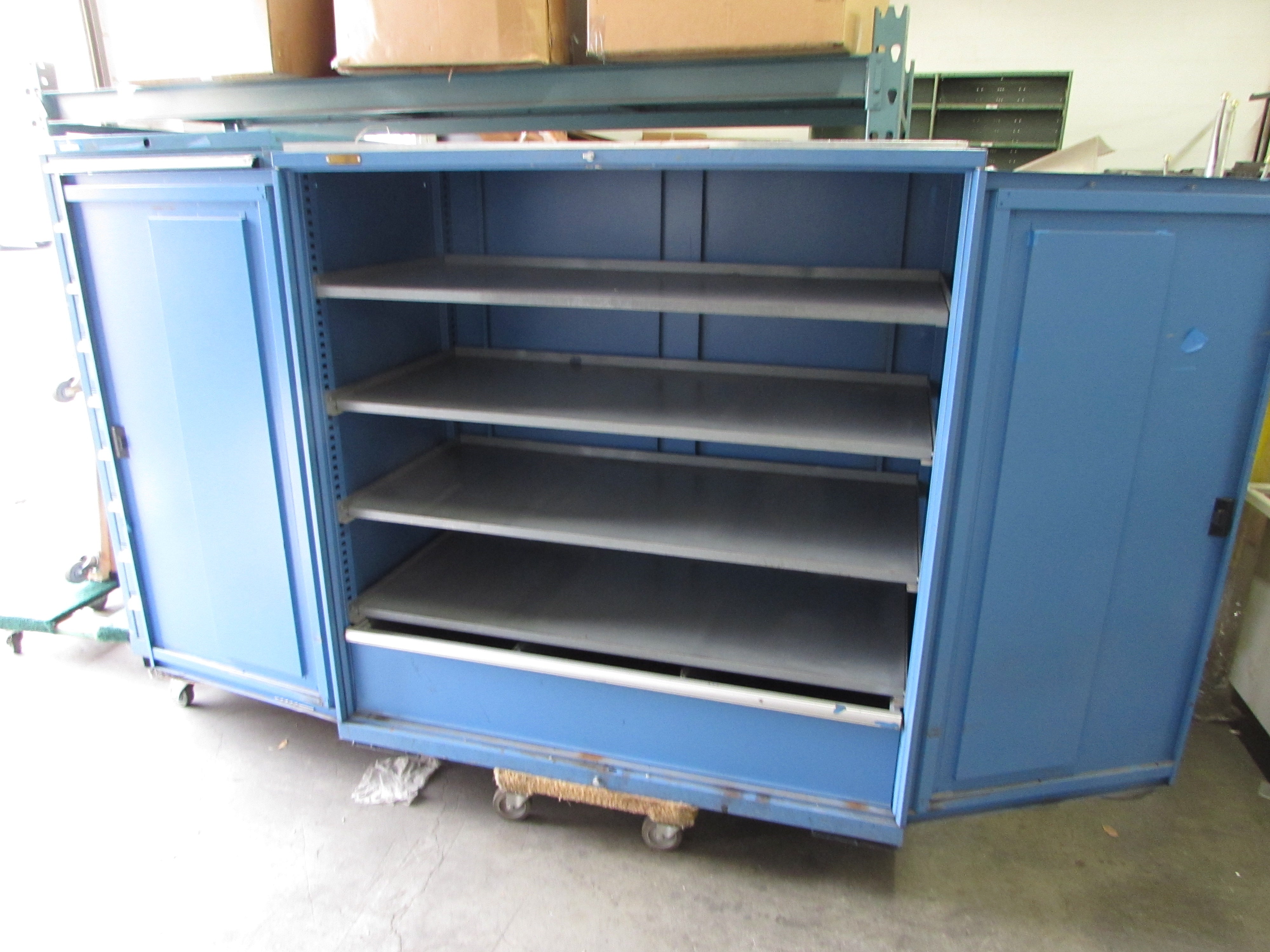 Double Door Lista Storage Cabinet Recycled Office Furnishings
