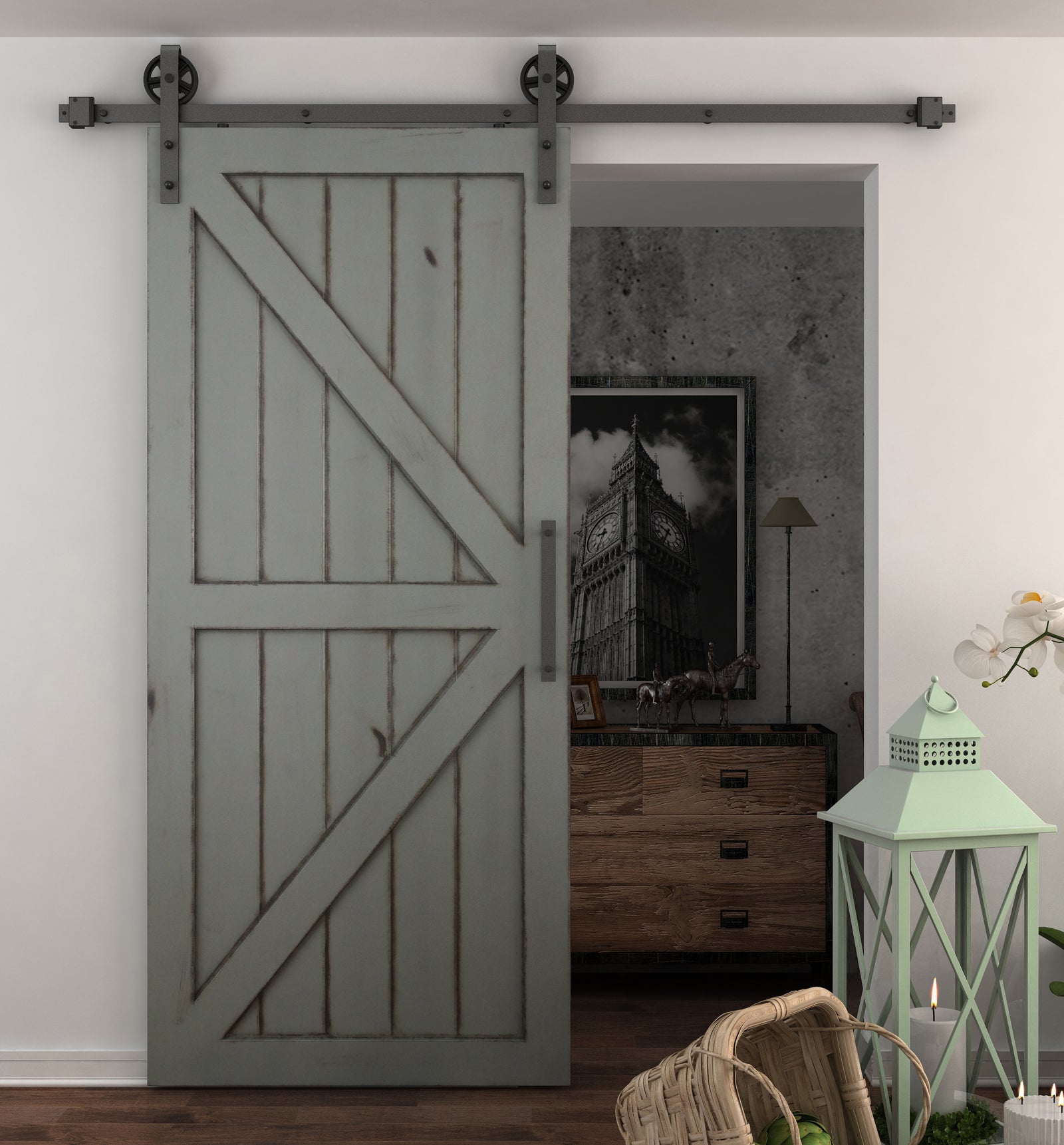 Black Sliding Barn Door Hardware Bb09 I Australia Barn Door Expert Aubarndoor