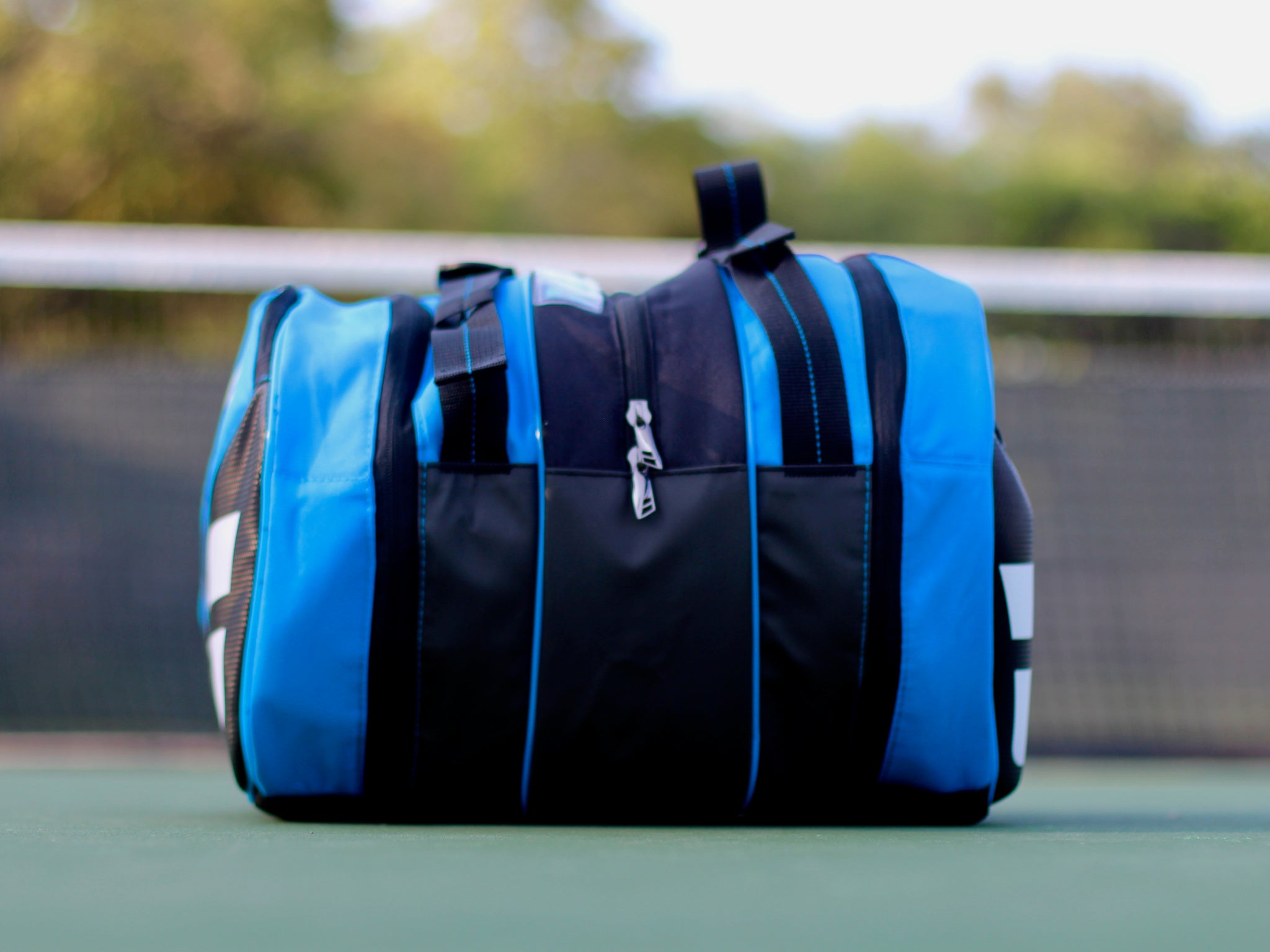 blue babolat tennis bag