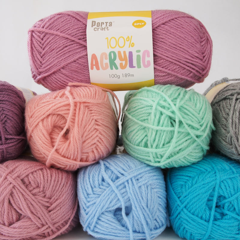Woolyhippo Soft Chunky Acrylic Nylon Wool 100g Knitting Crochet Yarn