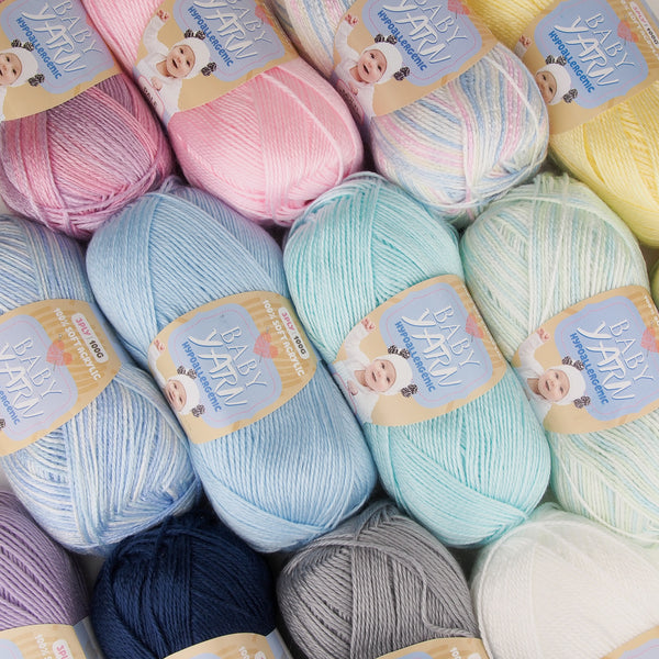 Baby yarn (Hypoallergenic) - 3 ply - 100% Acrylic (13 colours) – OZ YARN