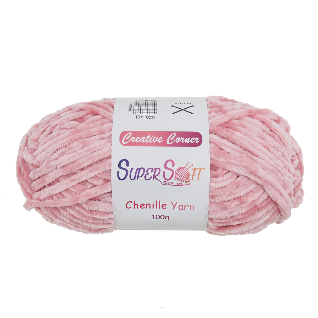 Creative Corner SuperSoft Chenille Chunky Yarn 100g – OZ YARN