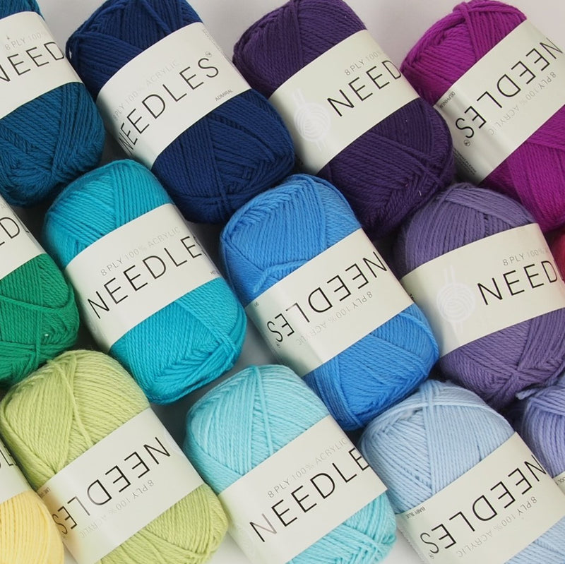 Needles acrylic yarn 8 ply - 100g – OZ YARN