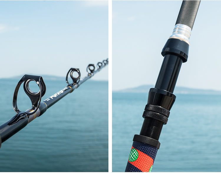 GOOFISH® Gamefish Fishing Rod 168cm Saltwater Trolling Casting Baiting Rod  with FUJI Setting and Alu Alloy Reel Seat