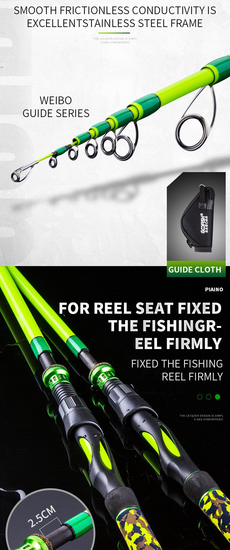 collapsible fishing rod