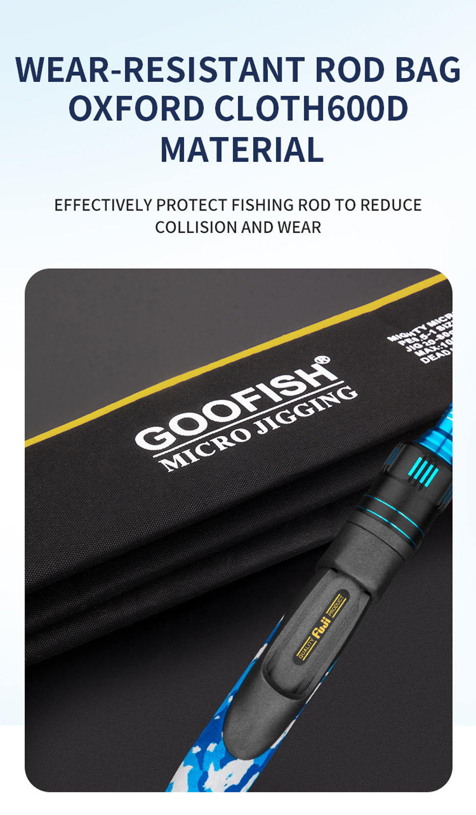 goofish jigging rod packge bag