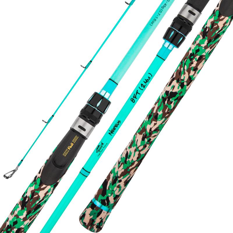 Tcoedm® Glowing Luminous Catfish Rod-7'6 Butt Joint MH/M Power Fast A –  Goofish® Rod-More Than Fishing