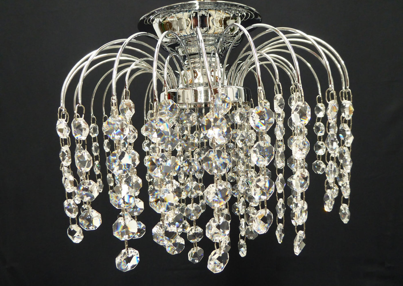 Hlc Crystal Batten Fix Ceiling Light Diy 10 Gold Asfour