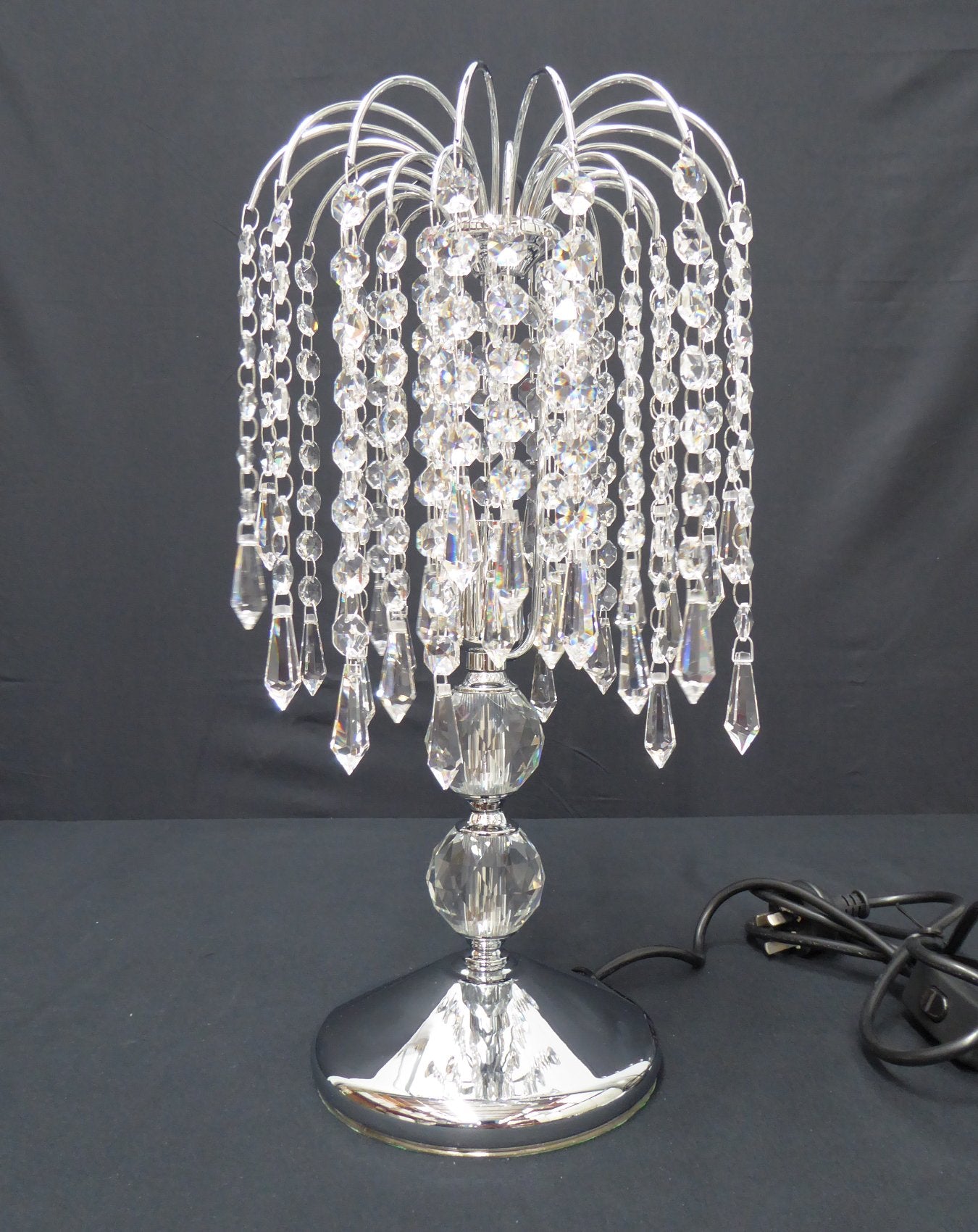 crystal beaded lamp