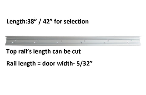  DIYHD 42 Concealed Sliding Barn Door Hardware Soft