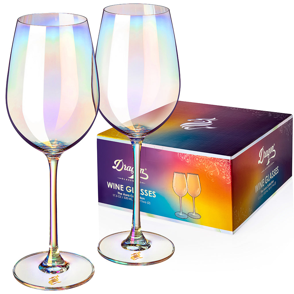 9 oz Champagne Flute, Pride Collection Rainbow