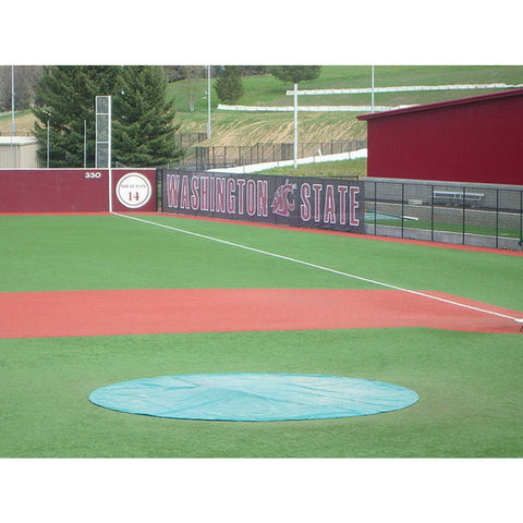 20' Pitching Mound Tarp Used On The Field
