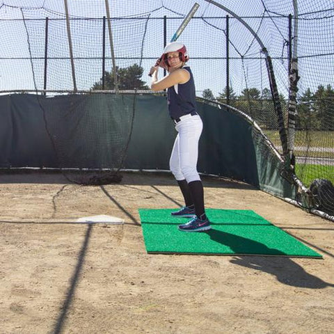 3' x 5' Green Stance Batting Mat Pro