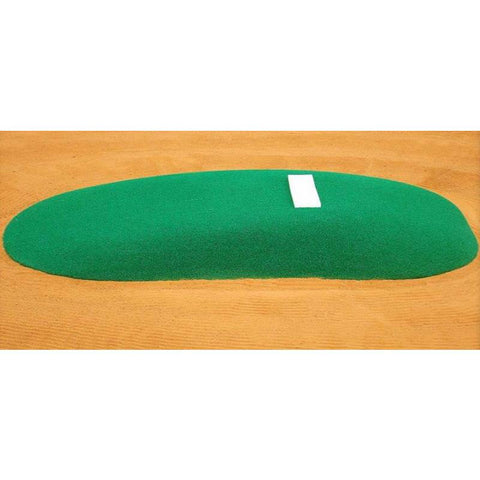 6 inch Portable Youth Game Practice Pitching Mound green side view