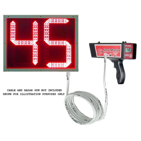 Sports Radar DL1811, 18" two Digit Red LED Display