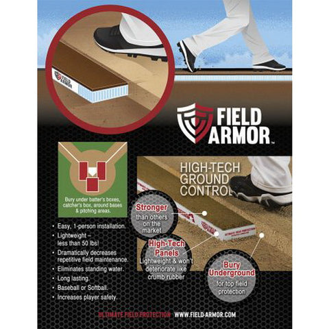 Field Armor Softball/Pitching Panel Specification Sheet Flyer