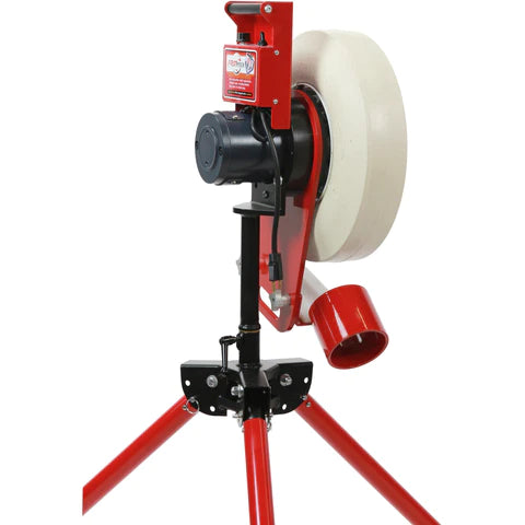 First Pitch Ace Pitching Machine For Baseball And Softball Left Side View